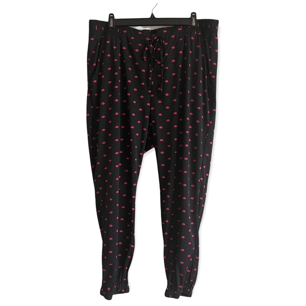 Torrid Kiss Me Black Harem Pants Sz 2X